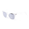 Transparant Zilver Wayfarer Brillenbaas