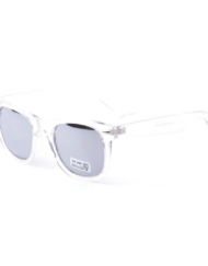 Transparant Zilver Wayfarer Brillenbaas
