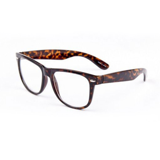 Nerdbril Leopard Wayfarer Brillenbaas