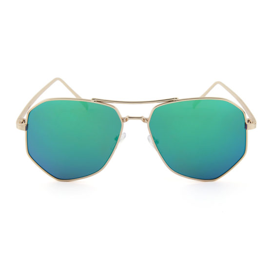 2017 Pilotenbril met blauw-groene spiegelglazen "Extravaganza1.0"_v