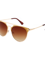 Retro gouden zonnebril "Golden Shower"