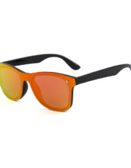 Wayfarer met goud-rode coating glazen 